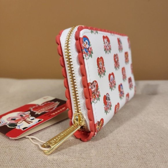 Loungefly Funko Villainous Valentines Zip Around Wallet - Picture 3 of 12